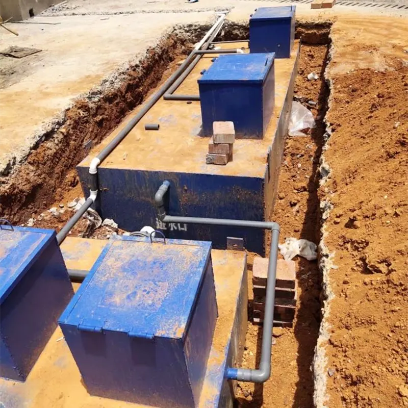 Nedgravd husholdningsavløpsutstyr mellomstort utstyr