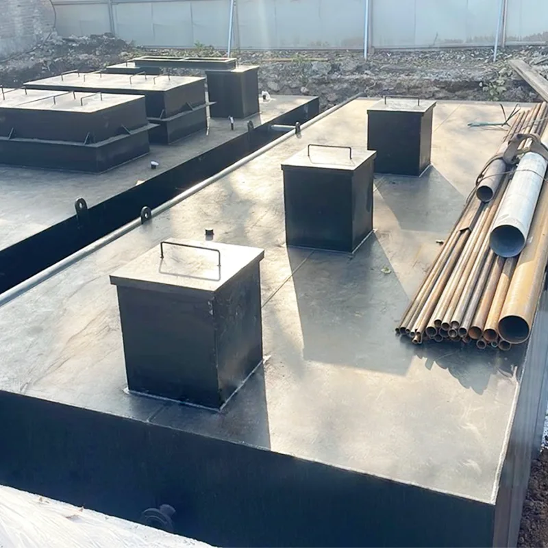 Nedgravd husholdningskloakk Småskala desentralisert utstyr