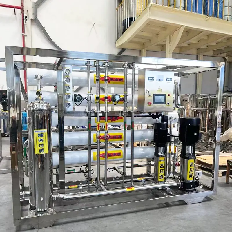 Nivå 2 rent vann Utstyr for omvendt osmose for næringsmiddelindustrien